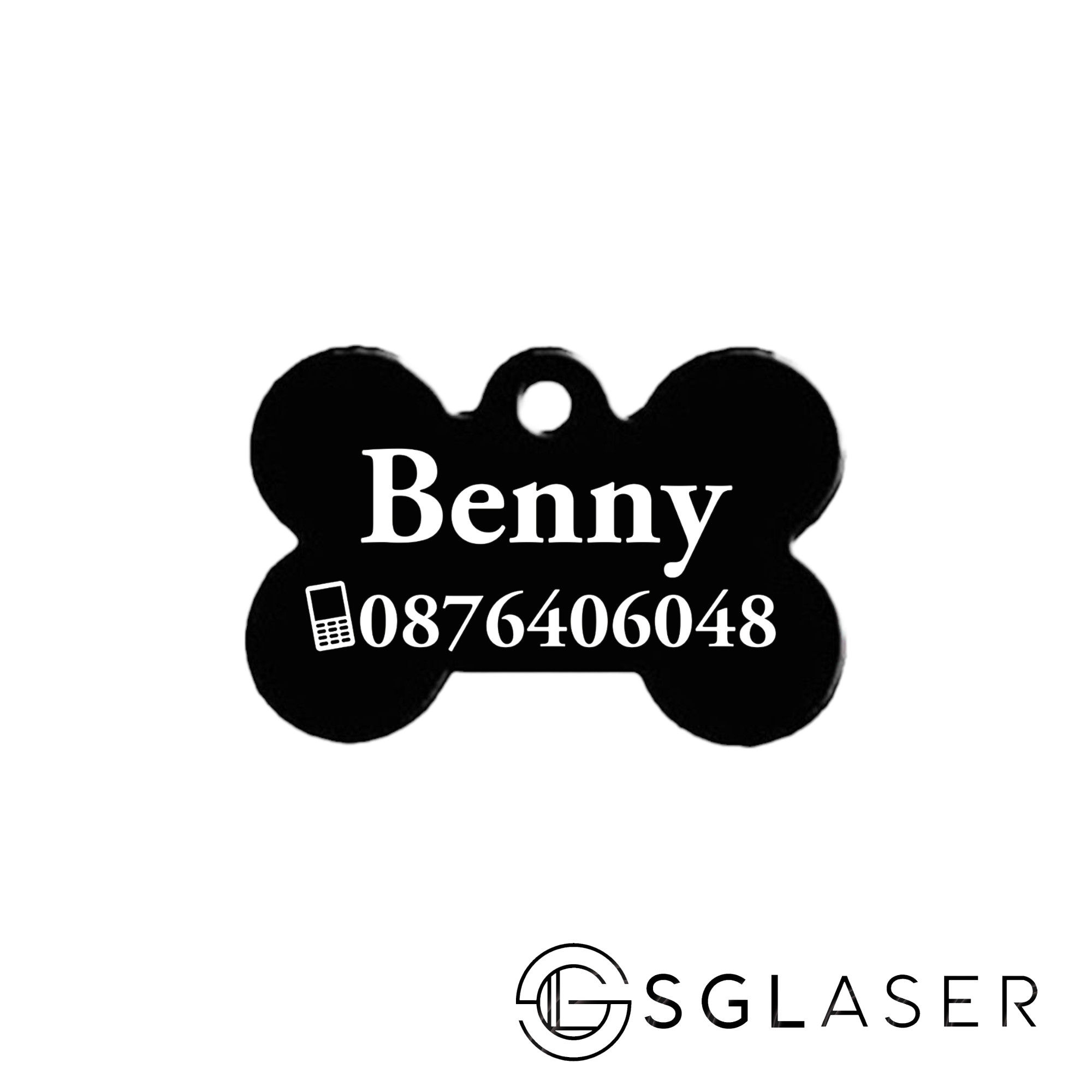 Engraved dog tag, Dog ID tag, Pet tag D007