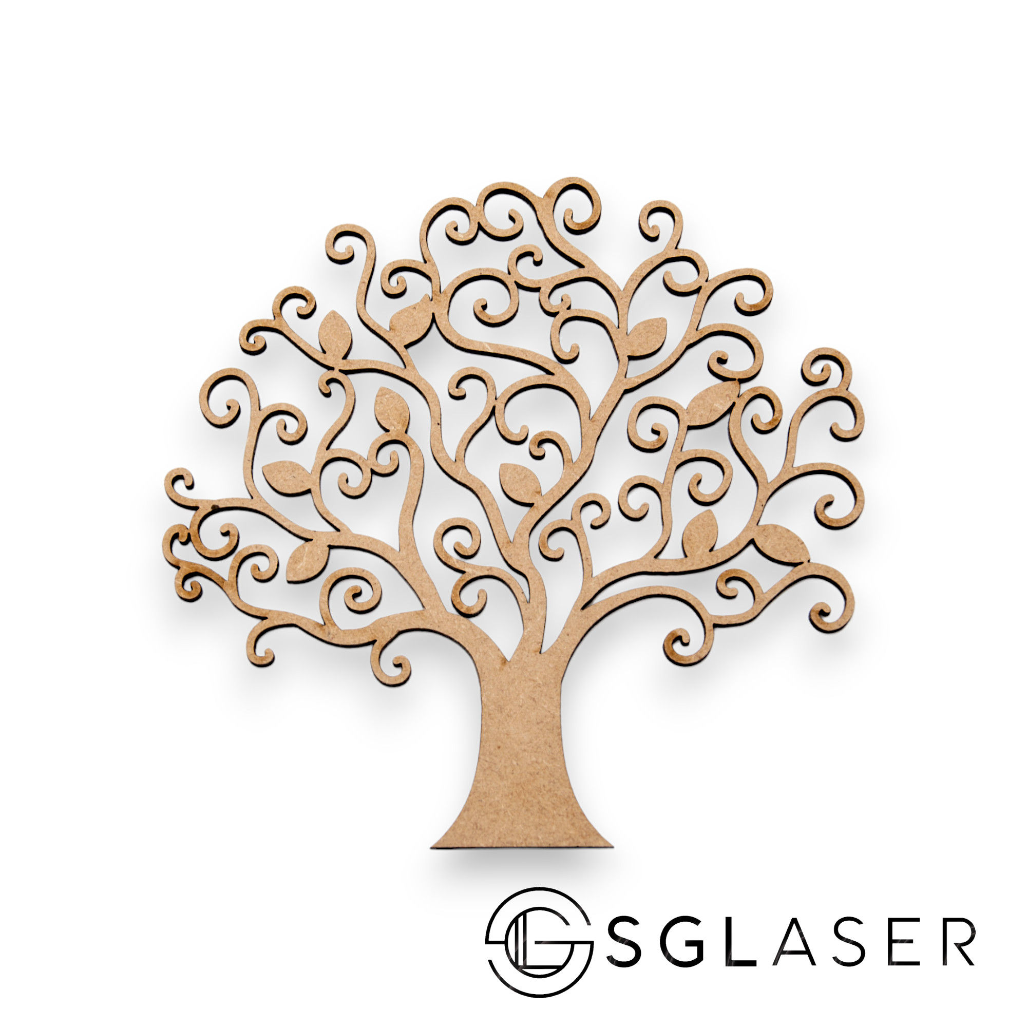 Wooden Family Tree | MDF Tree Shape for Crafts -T503