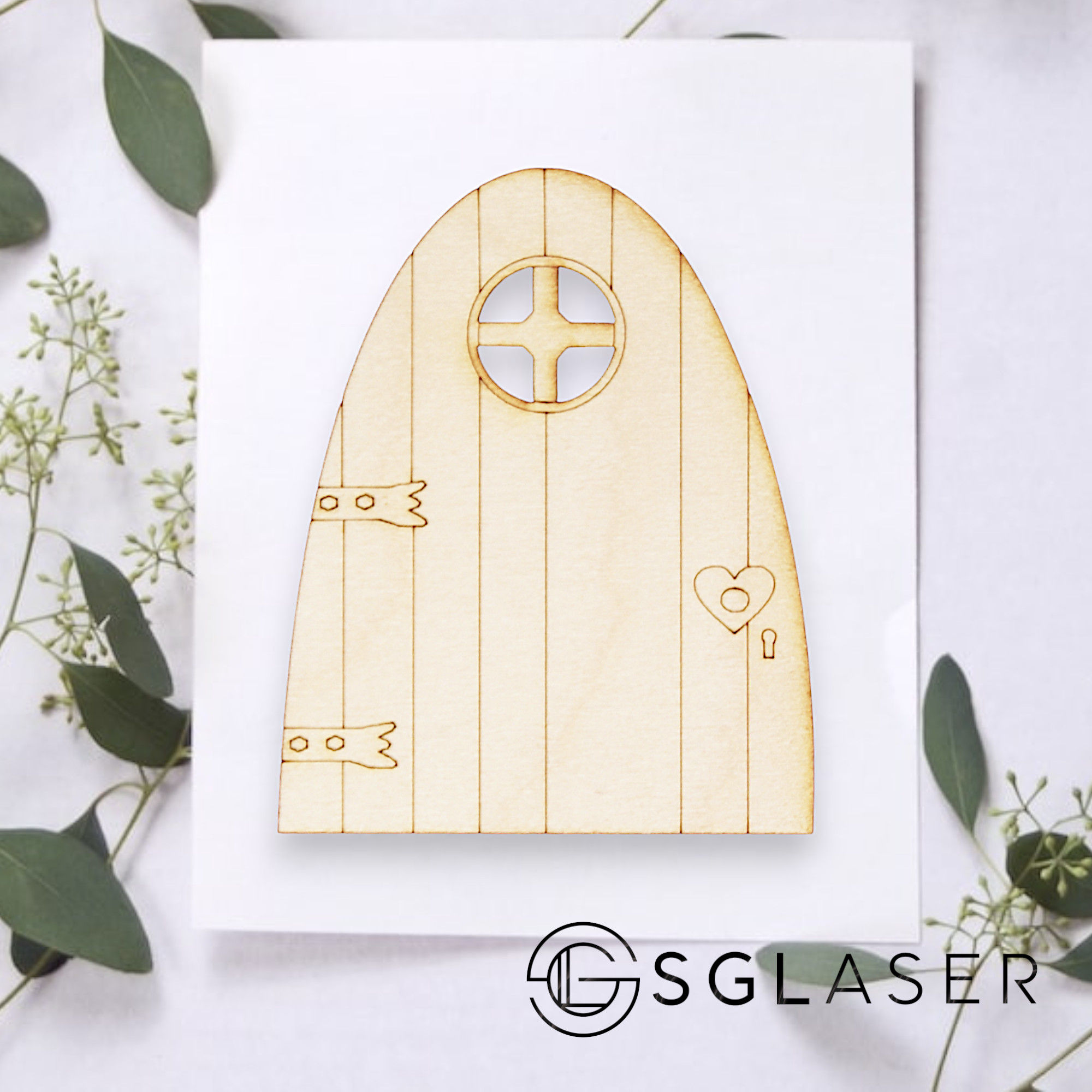 Wooden Fairy door -F004