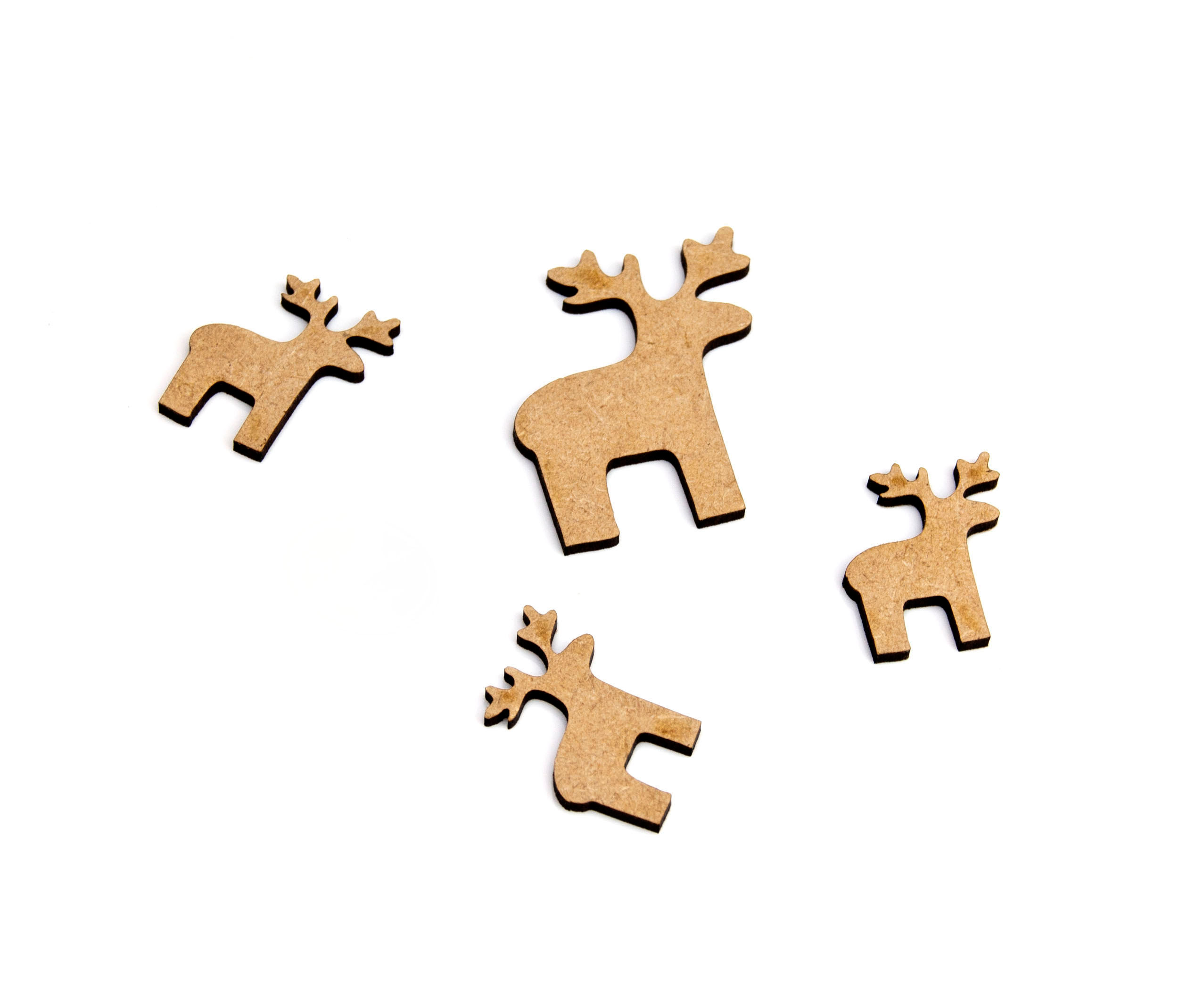 A2815  Reindeer Wooden Shape | Christmas Craft Shape -A2815