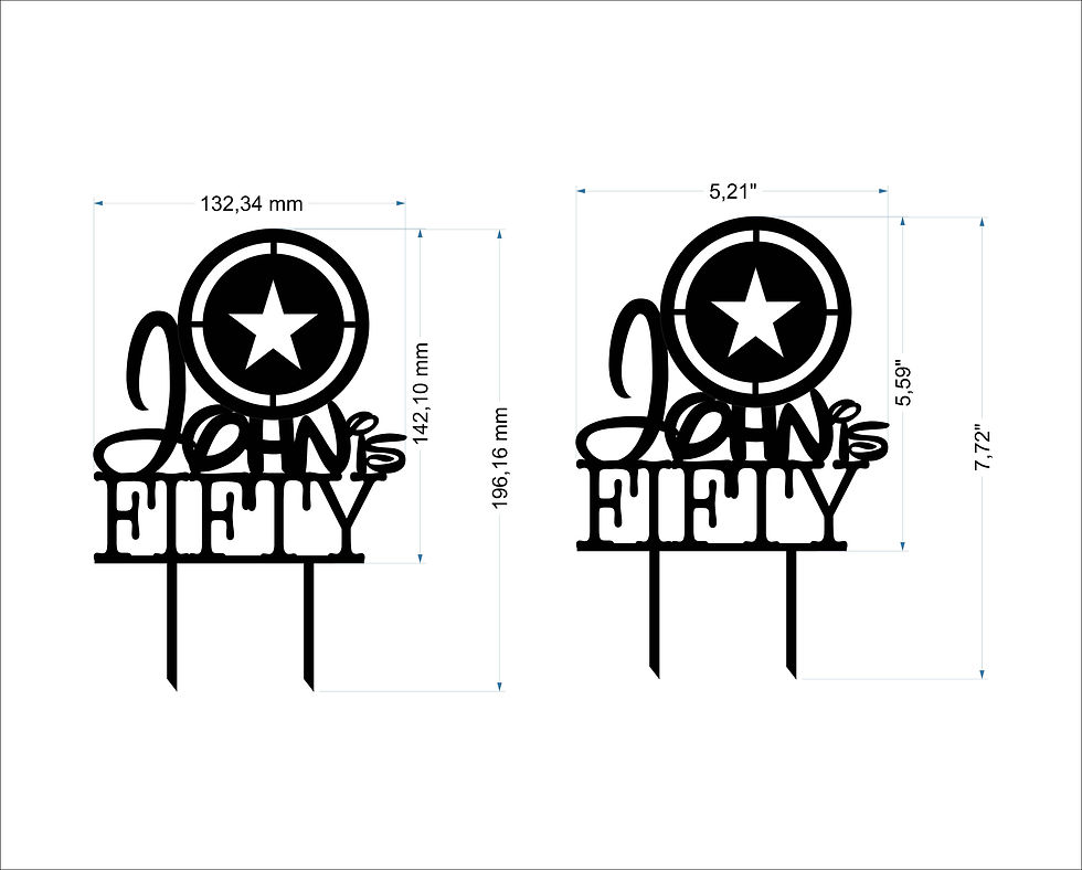 Thumbnail: Personalised Captin America Cake topper, Birthday Cake topper - CT1213