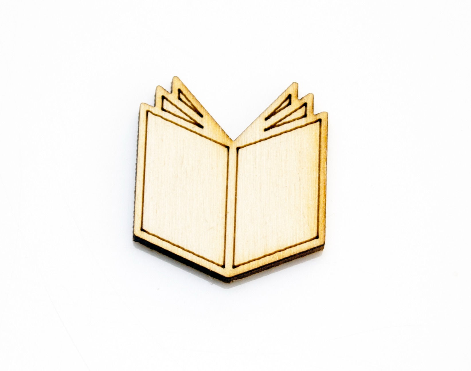 5pcs Wooden Book shape  417