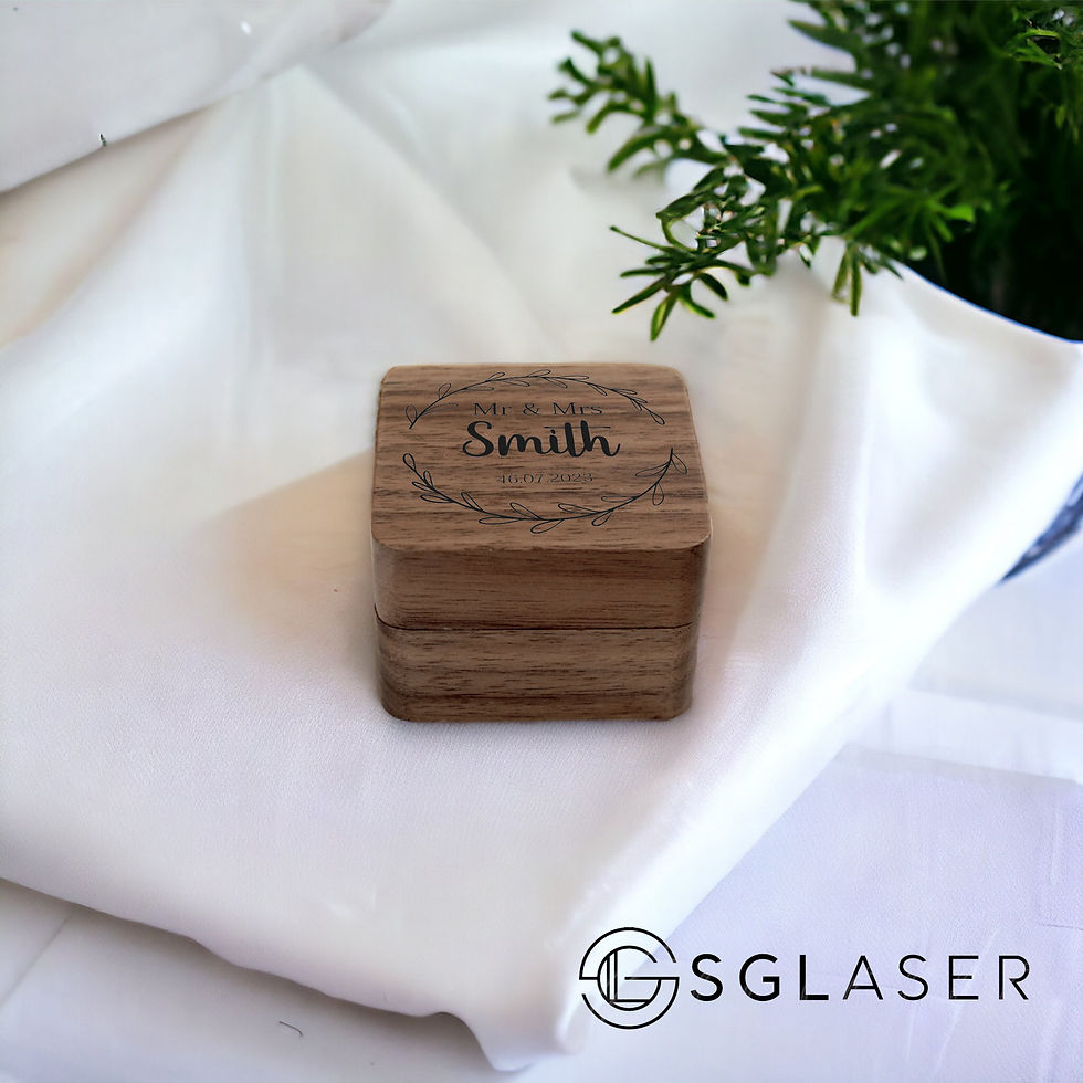 Thumbnail: Wedding ring Box | Wedding gifts -RB007