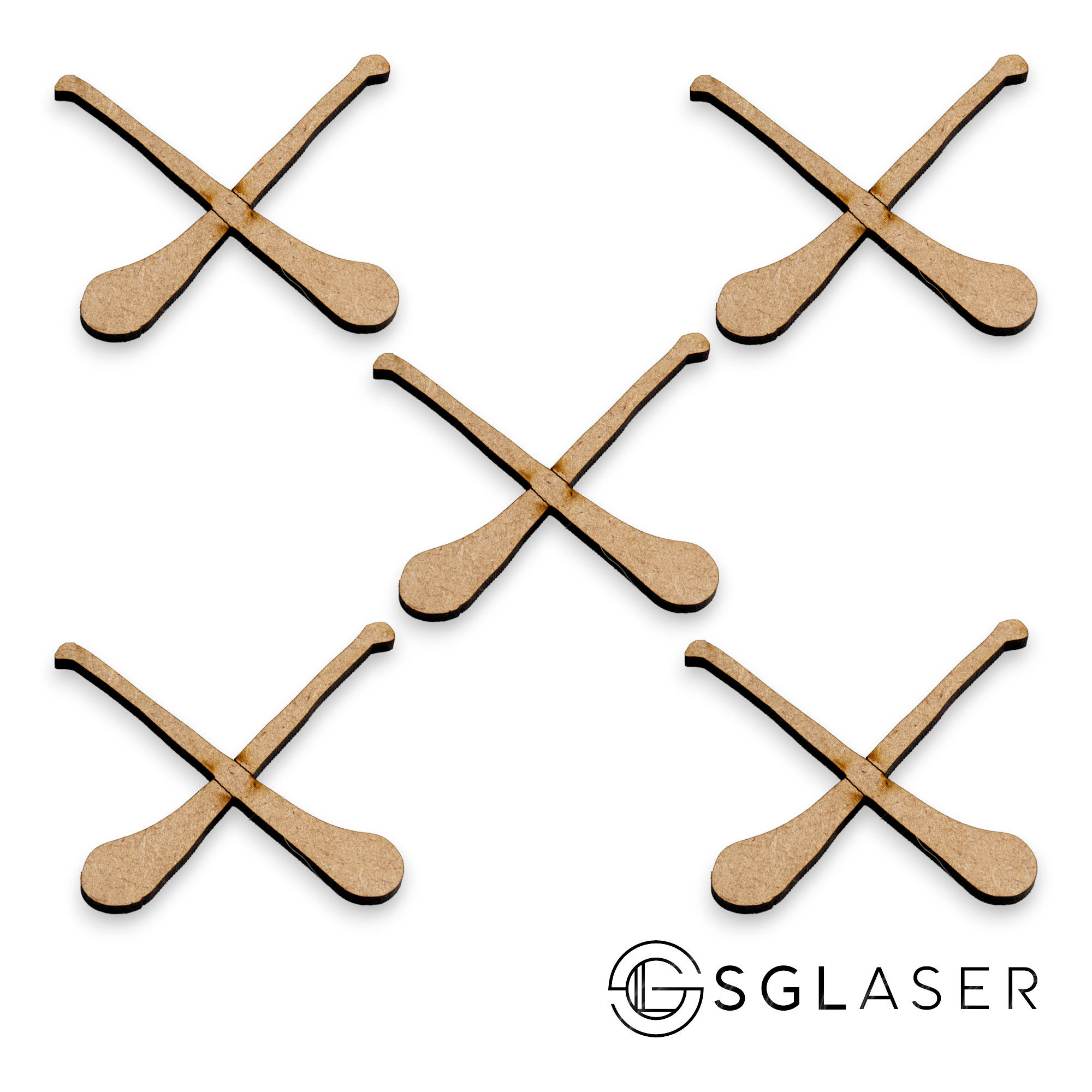 Wooden Hurley’s shape |  5pack | A920