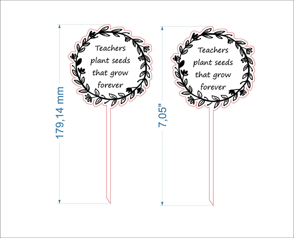 Thumbnail: Teacher Plant Topper -B070