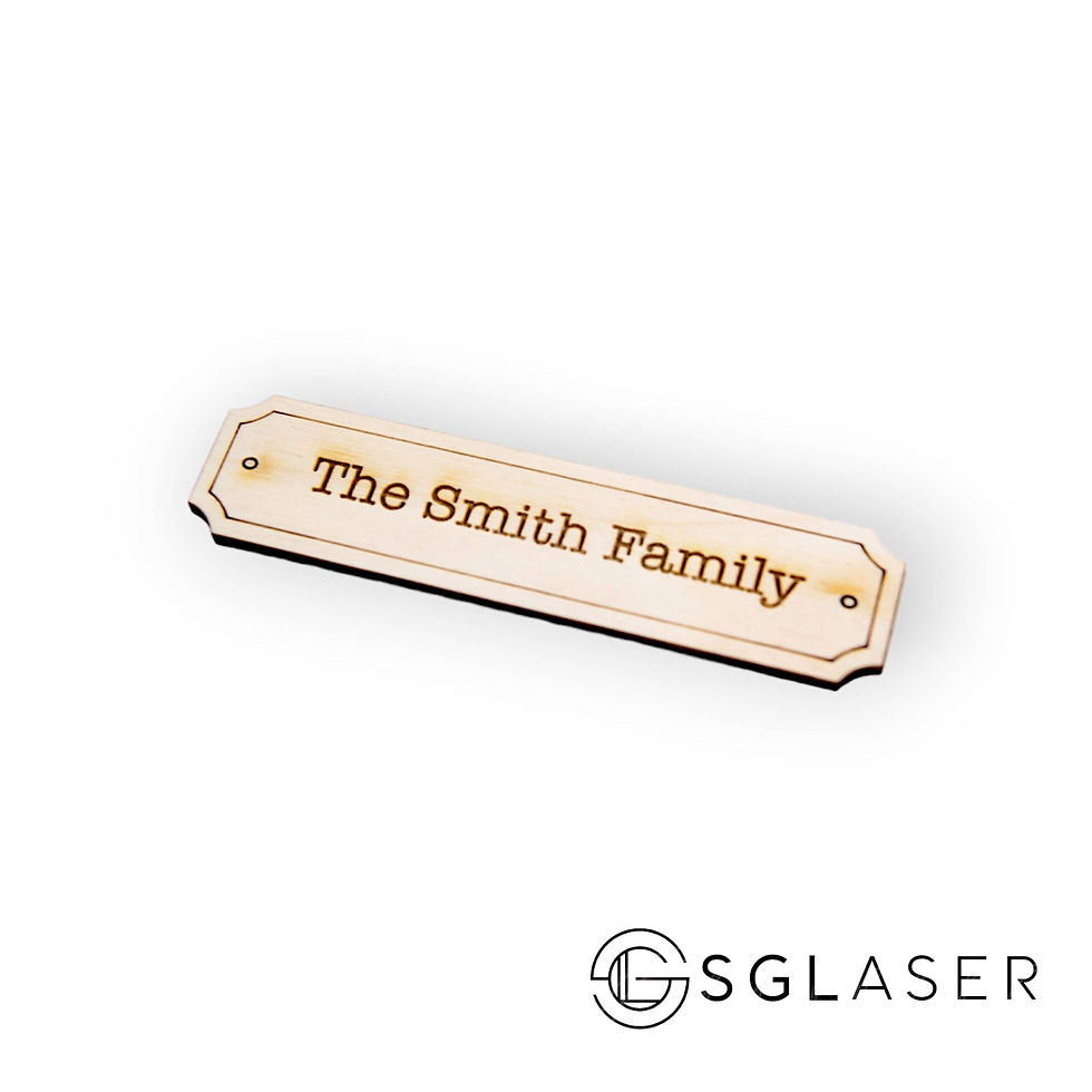 Thumbnail: Name plaque | Custom tags -L815