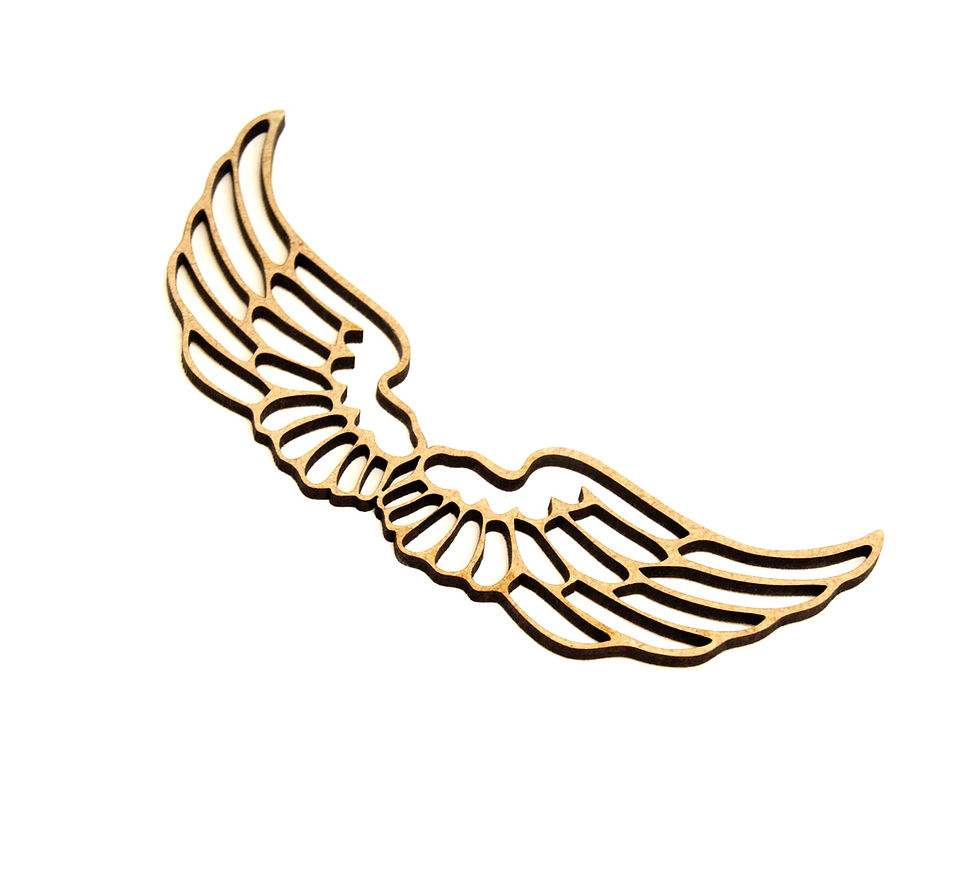 Thumbnail: Wooden Angel Wings -A3228