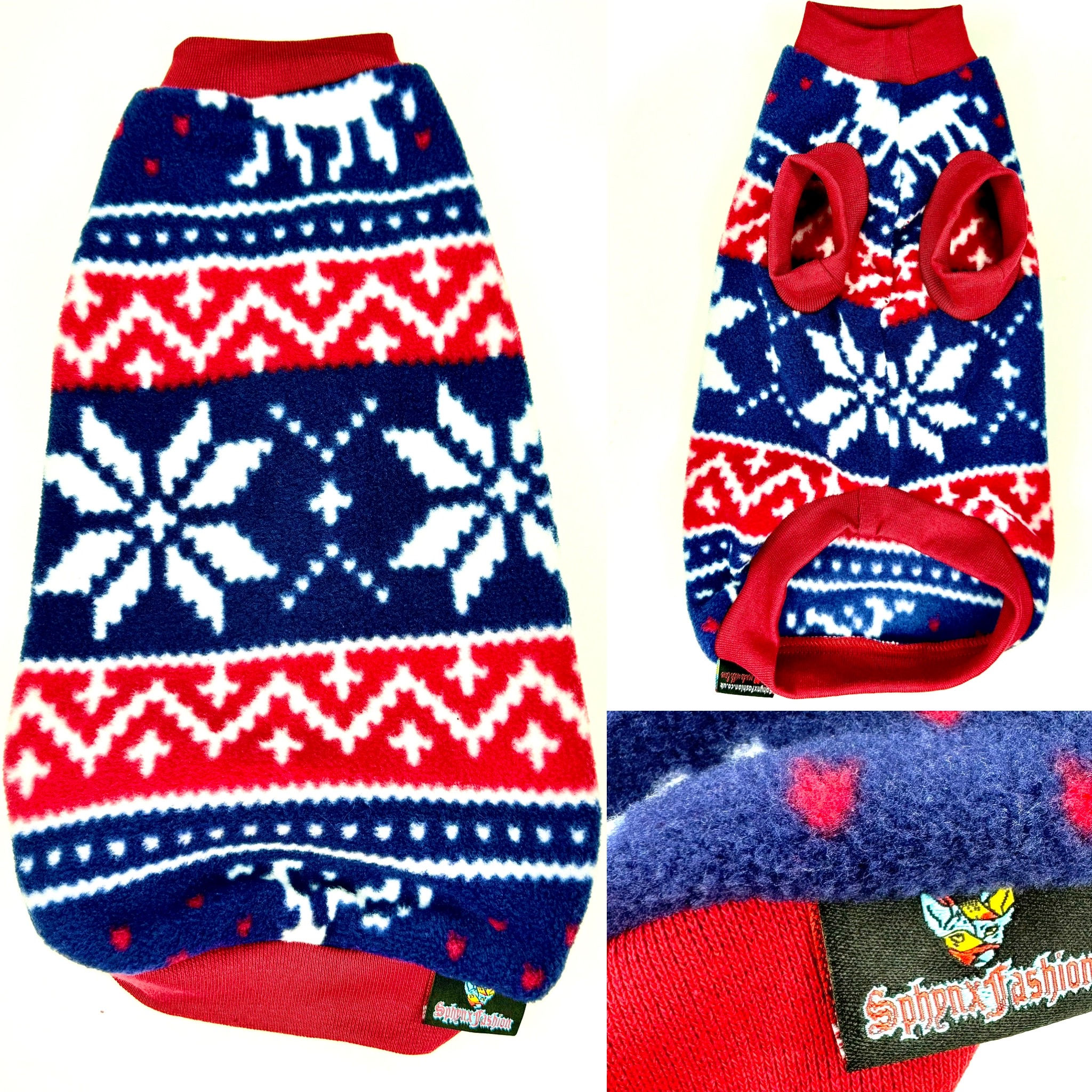 Skandinavian Polar Fleece - Sphynx Cat Top Jumper