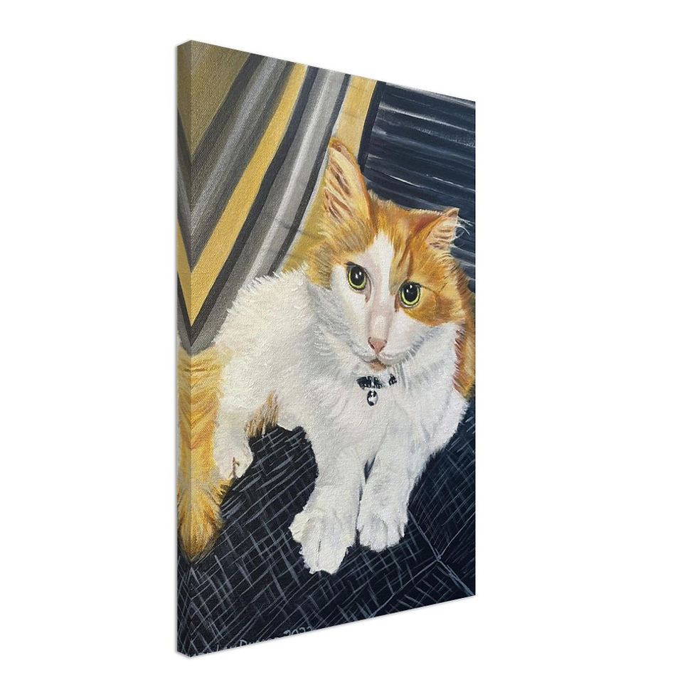 Thumbnail: Marmalade Cat - Canvas Print – Vibrant, Timeless Decor for Cat Lovers