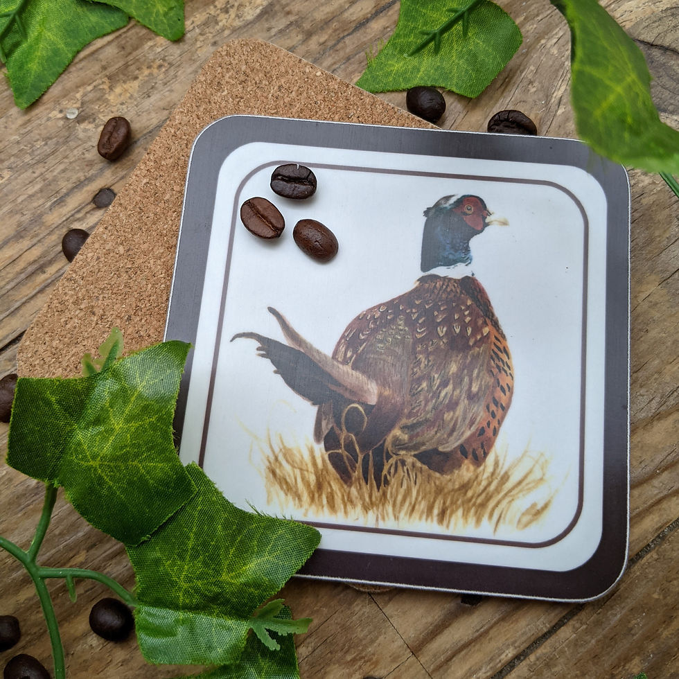 Pheasant Melamine Coaster