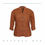 Thumbnail: Blouse - D84 - Terracotta - Sleeve 