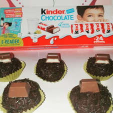 Brigadeiro Kinder e Nutella
