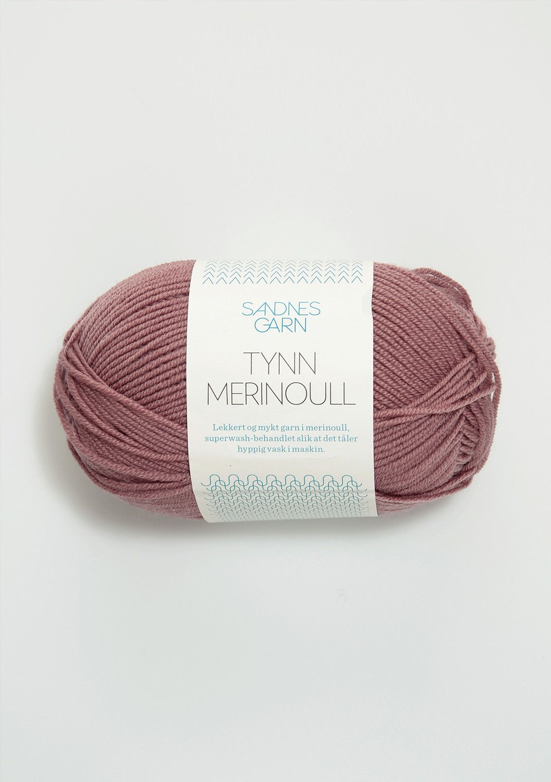 Tunn Merinoull 4042 (Gammalrosa)
