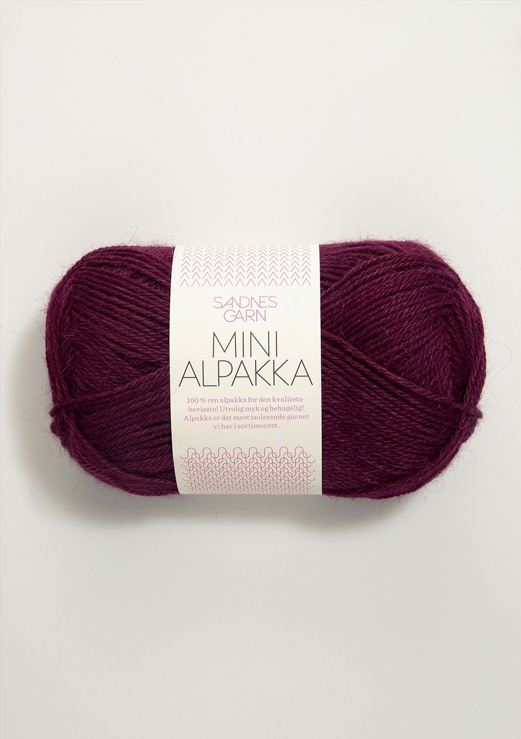 Mini Alpakka 4554 (Vinröd)