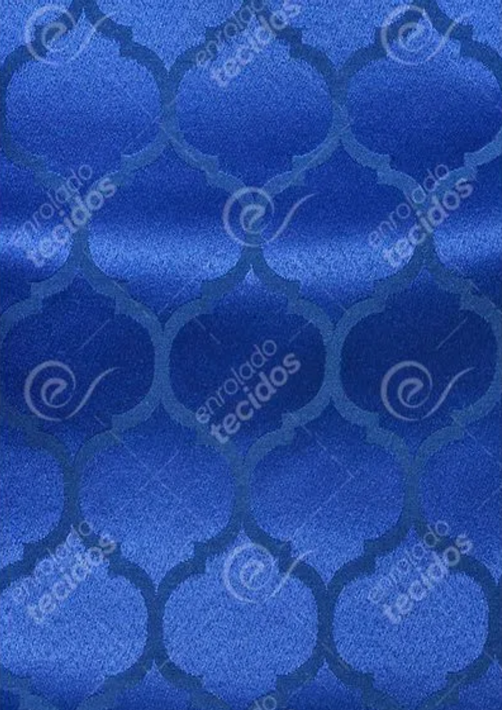 Miniatura: Toalha Jacquard Geométrica Azul Royal
