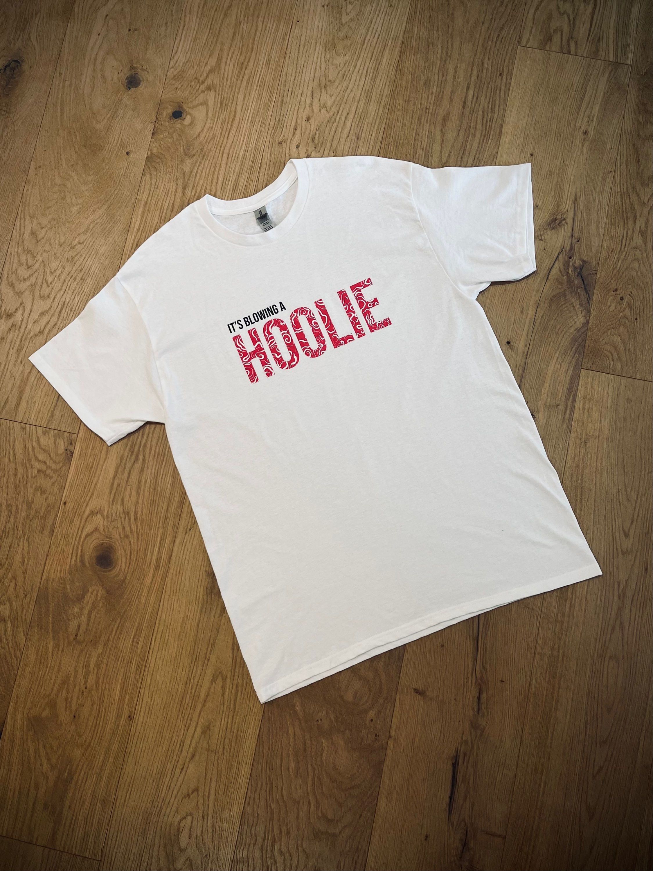 BLOWING A HOOLIE T-SHIRT