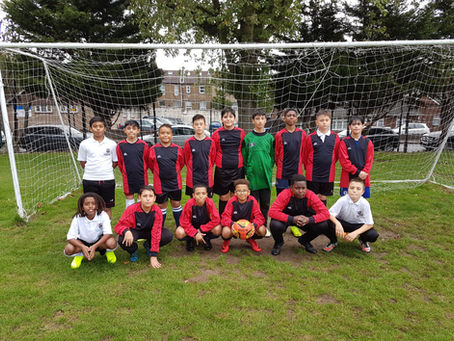 Year 8 Boys Football team vs Chace