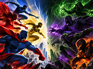 Perché gli eroi vestono di rosso e blu e i villain di verde e viola?