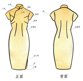 長衫各部位名稱:傳統服飾的精妙構造