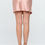 Thumbnail: Solid Satin Mini Skirt with Slit