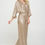 Thumbnail: Metallic Kimono Sleeve Wide Leg Jumpsuit