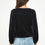 Thumbnail: Plisse Solid Round neck Top with 3/4 Sleeve