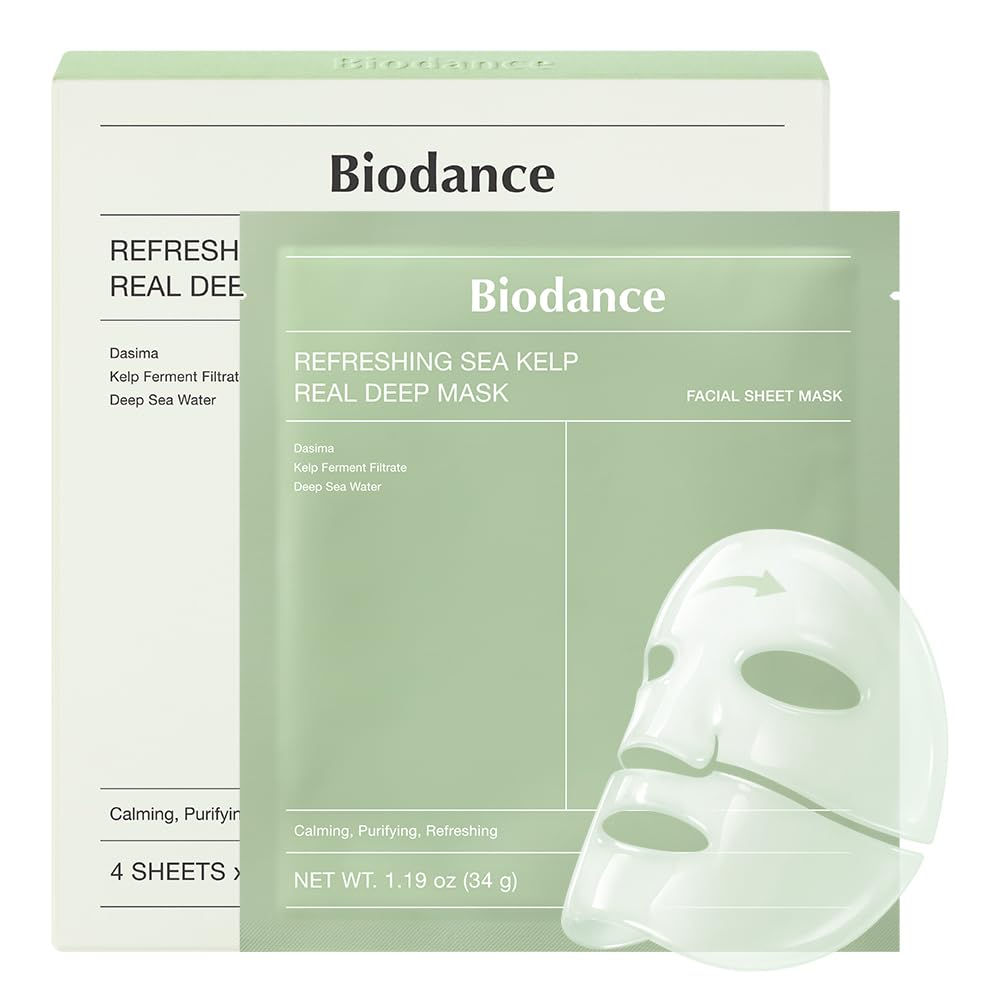BIODANCE Refreshing Sea Kelp Real Deep Mask 1Box (4ea)