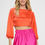 Thumbnail: Stretch Satin Crop Top with Open Back