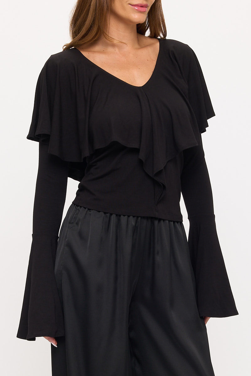 Thumbnail: Double Layed V Neck Top
