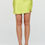 Thumbnail: Solid Satin Mini Skirt with Slit