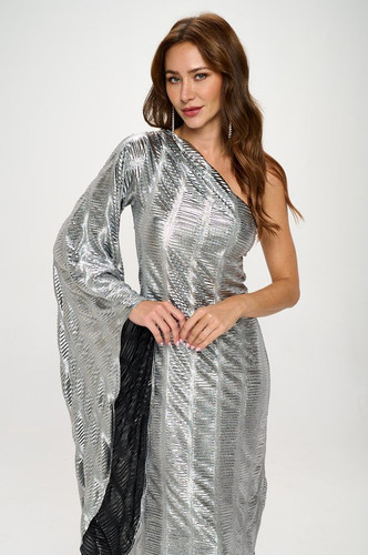 sequin dress midi Baltic Born Womens Kalla Sequin Midi Dress | Navy