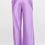 Thumbnail: Stretch Satin Pants w/ Elastic Waist and Pockets