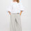 Thumbnail: Heavy Cotton Poplin Versatile Top with Puff Sleeve