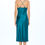 Thumbnail: Satin Bias Slip Dress with Slit