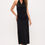 Thumbnail: Halter Jersey Maxi Dress w Ruched Back