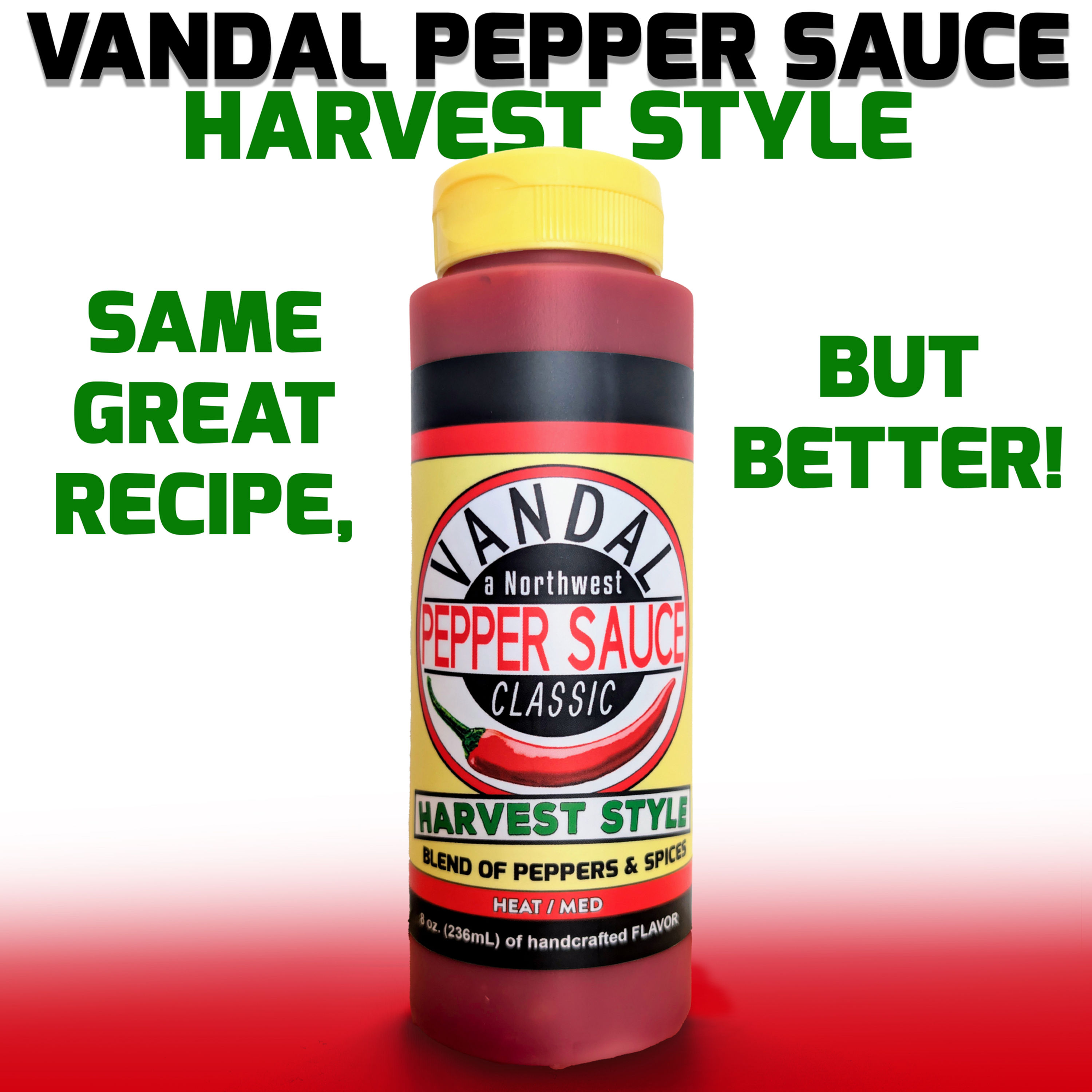 VANDAL PEPPER SAUCE - HARVEST STYLE - NEW!