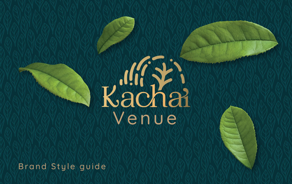 Kachai Venue Brand Identity mockup page