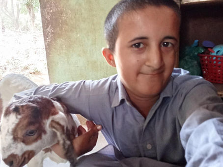 Ghulam Qadir, 13 years old