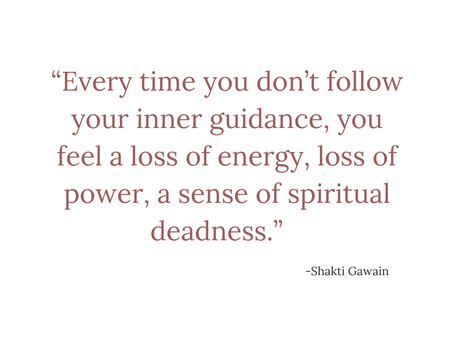 If you're disconnecting with intuition, this will happen.