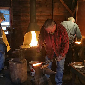 Last night of Forge Welding Class #maine