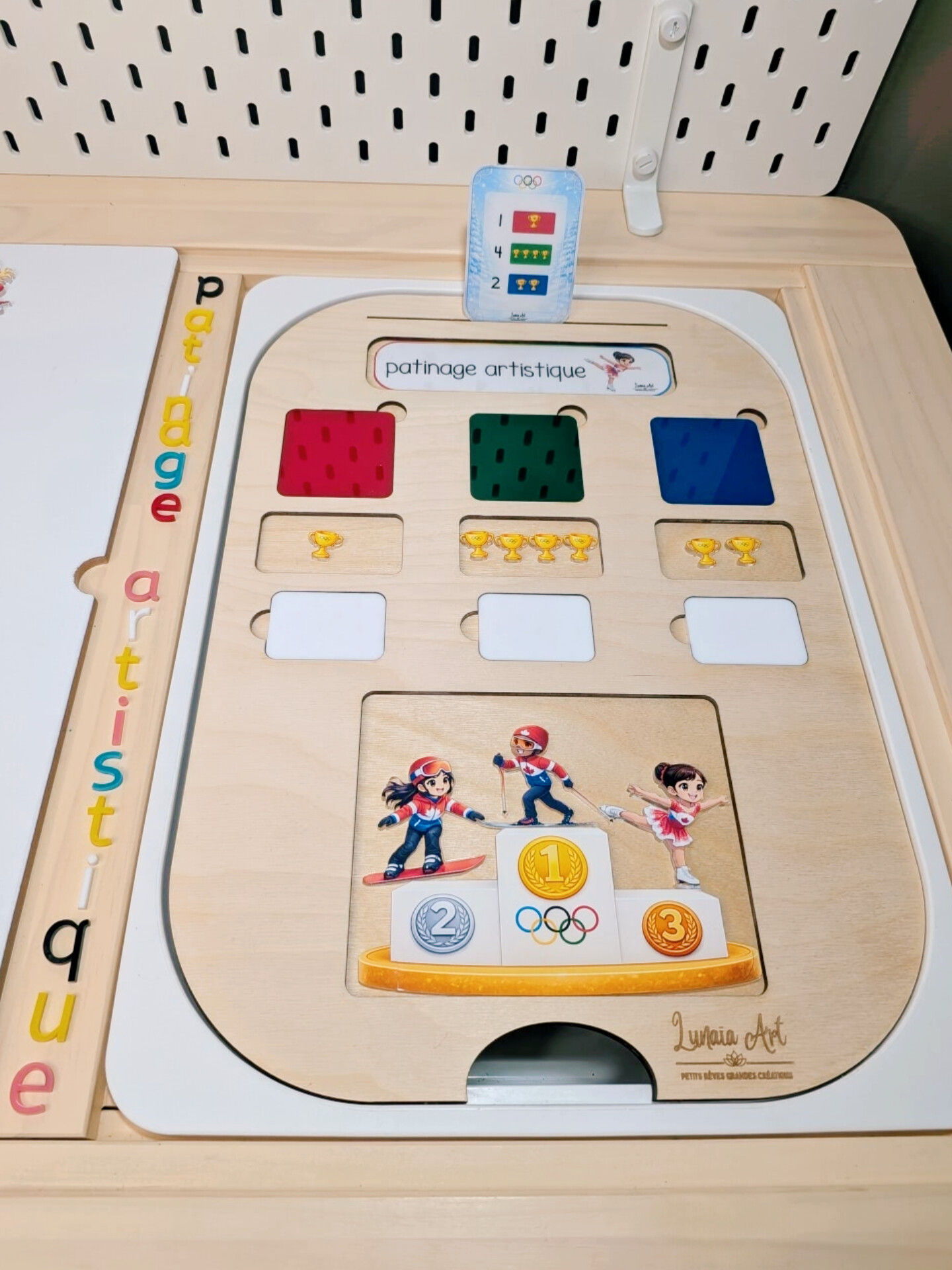 Podium des champions