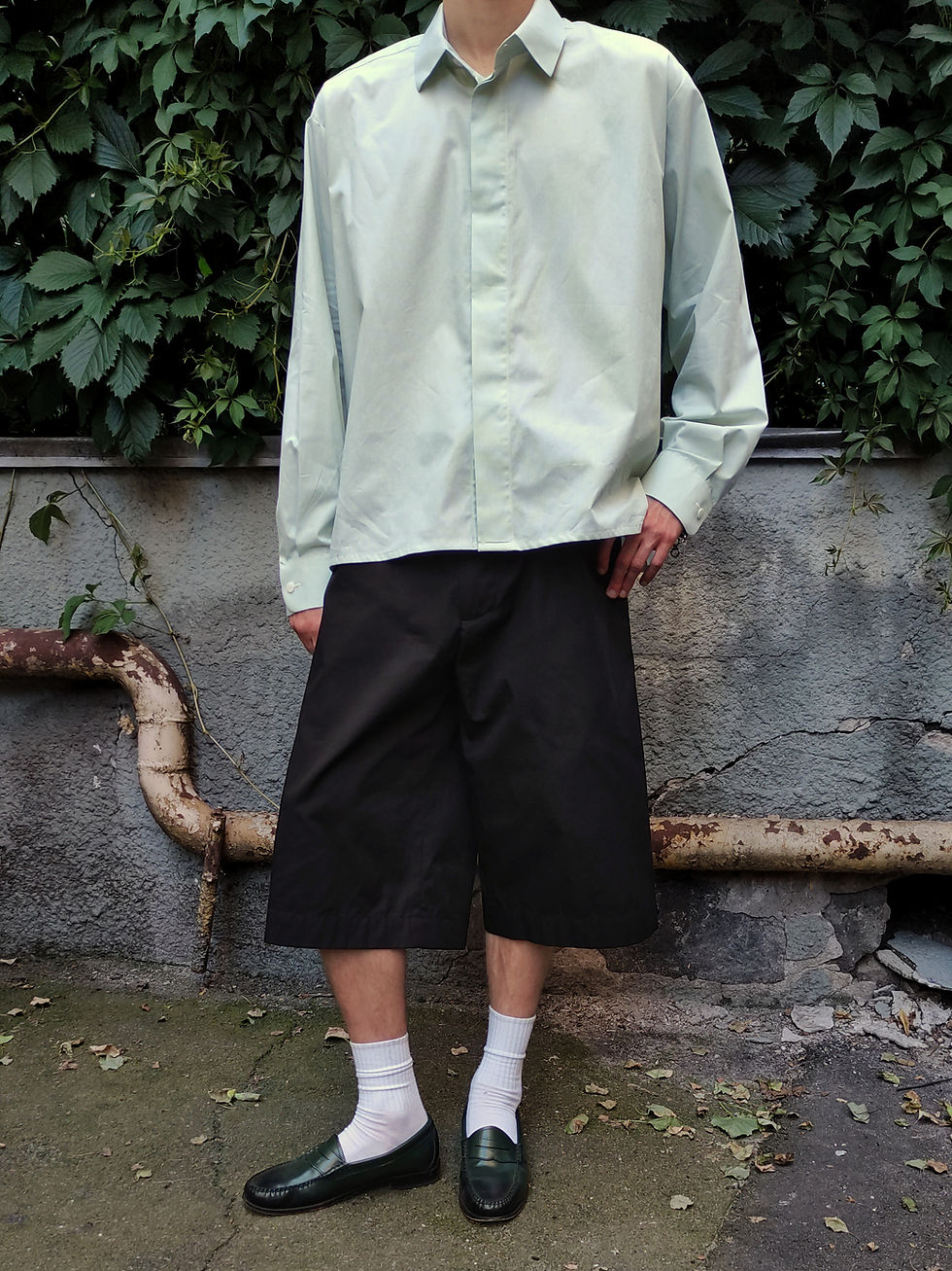 Прев'ю: LEISURE SHIRT LIGHT GREEN