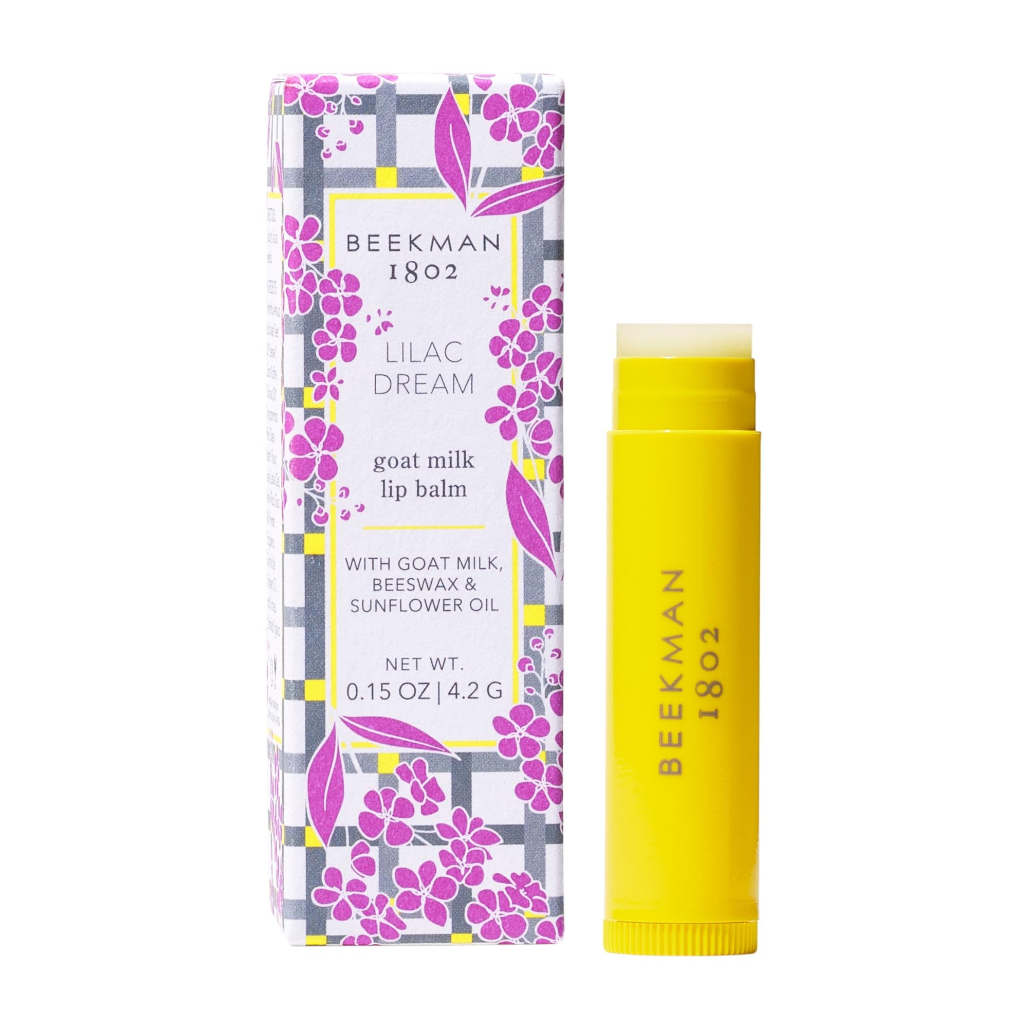 Beekman 1802 Lilac Dream Lip Balm - 0.15 oz - Scented - Hydrates Softens & Repai