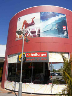 Burgers, wraps and fries.