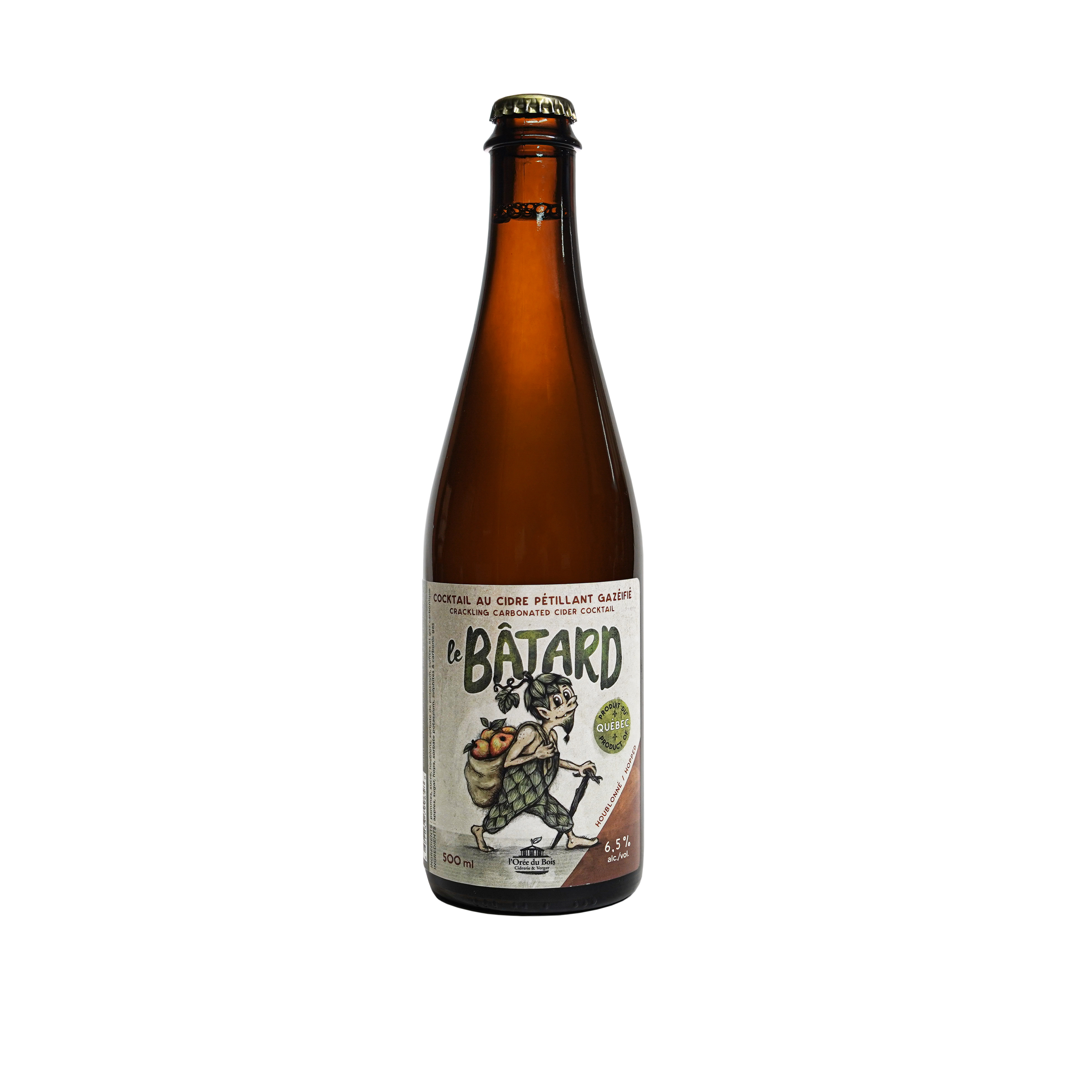 Le Bâtard - cidre pétillant houblonné