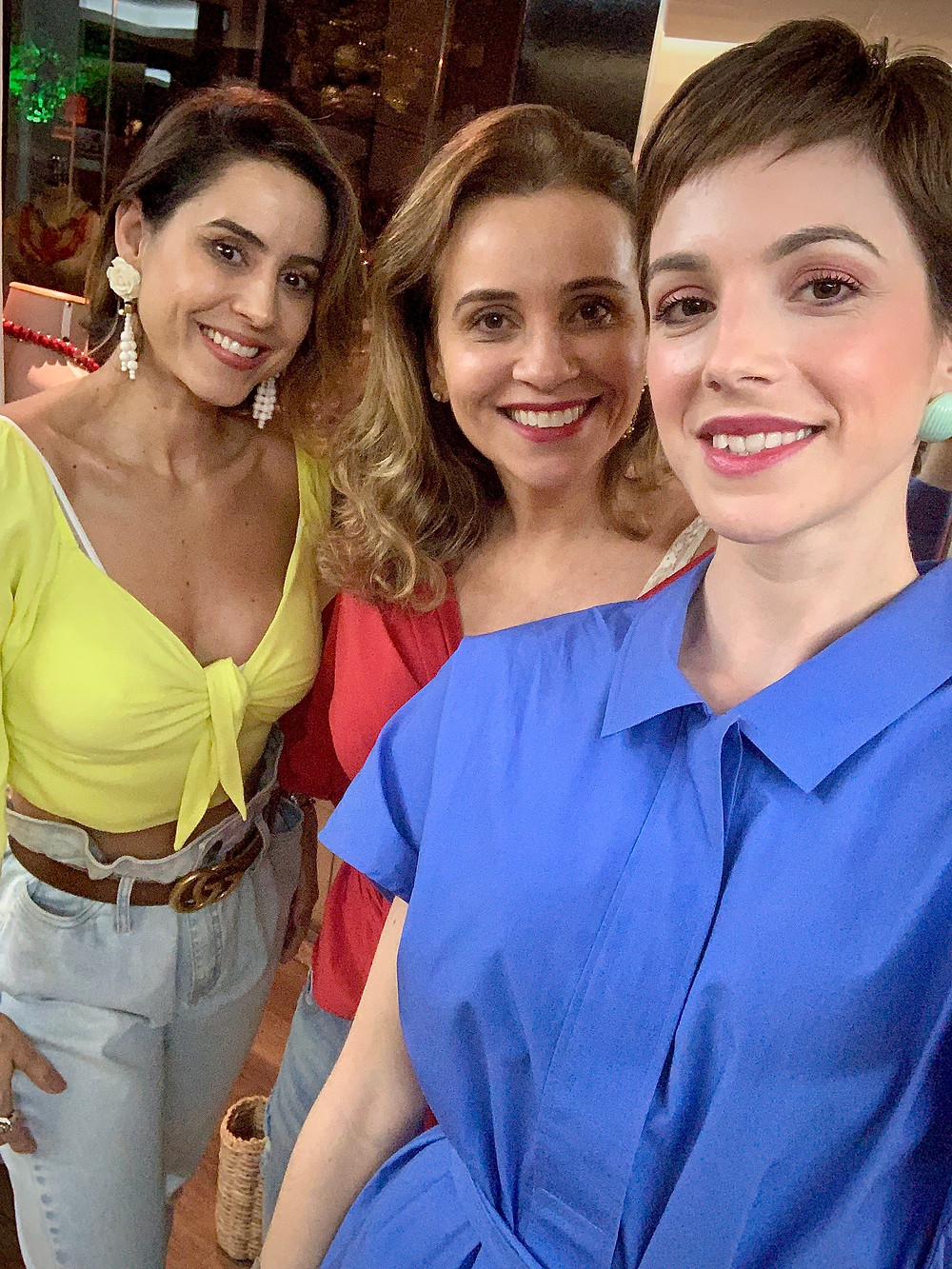 Dani Lachter e as donas da NC Joyeria Carol e Nágila