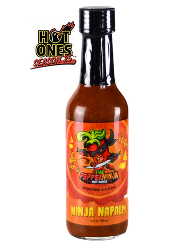 Ninja Napalm Hot Sauce | Scorpion Heat with Garlic and Curry