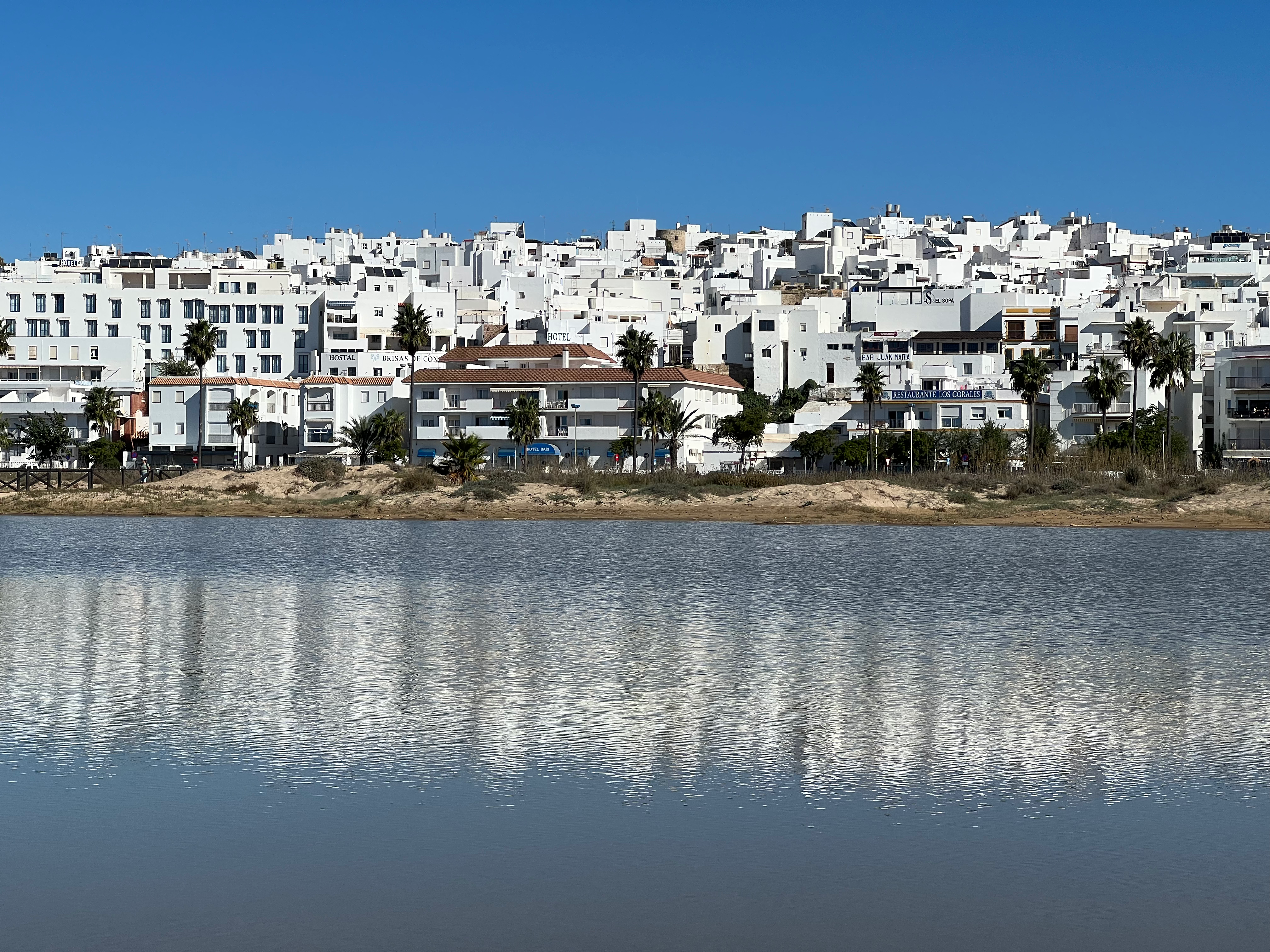 White casas in Conil de le Frontera