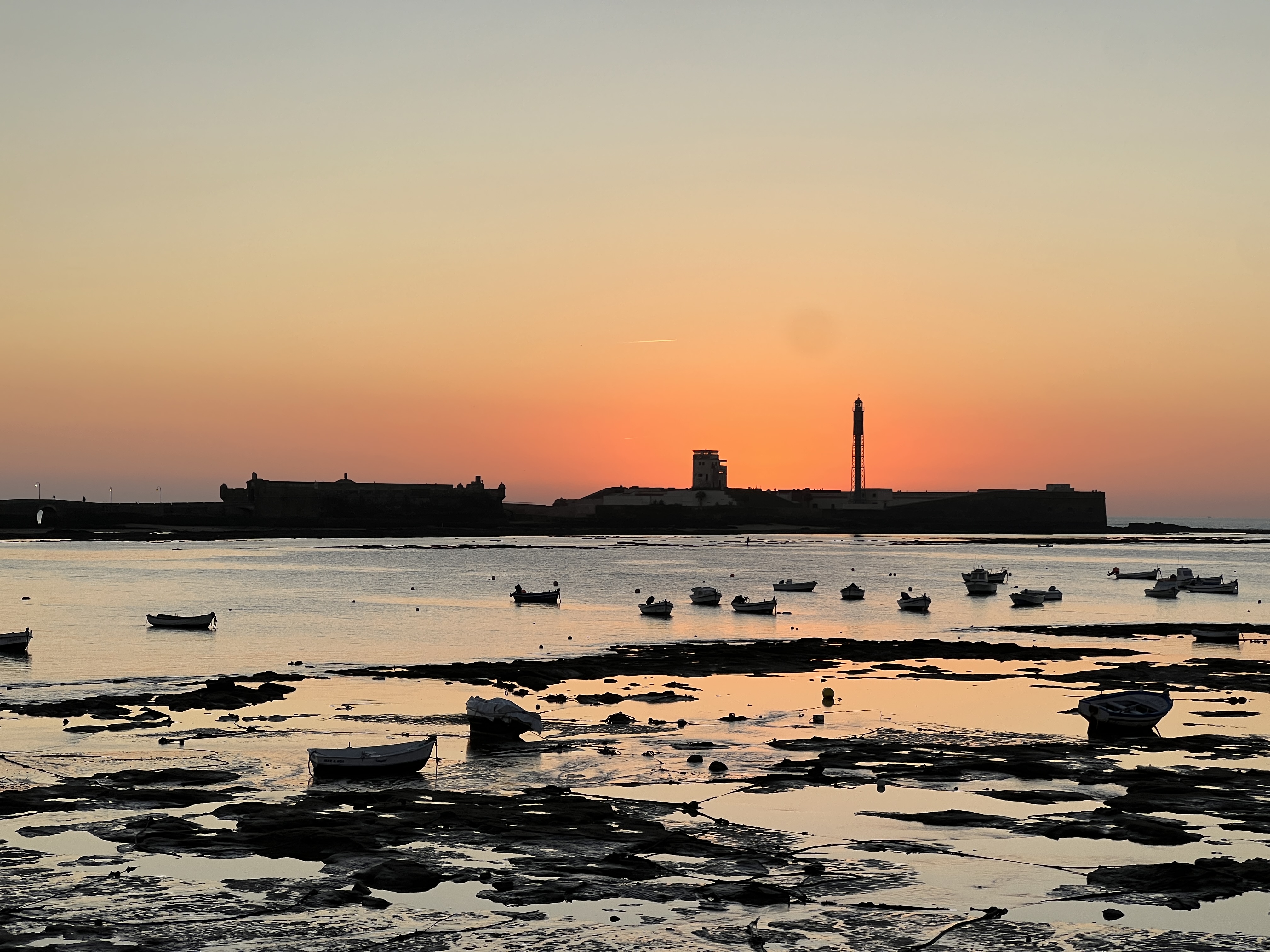 La Caleta by sunset