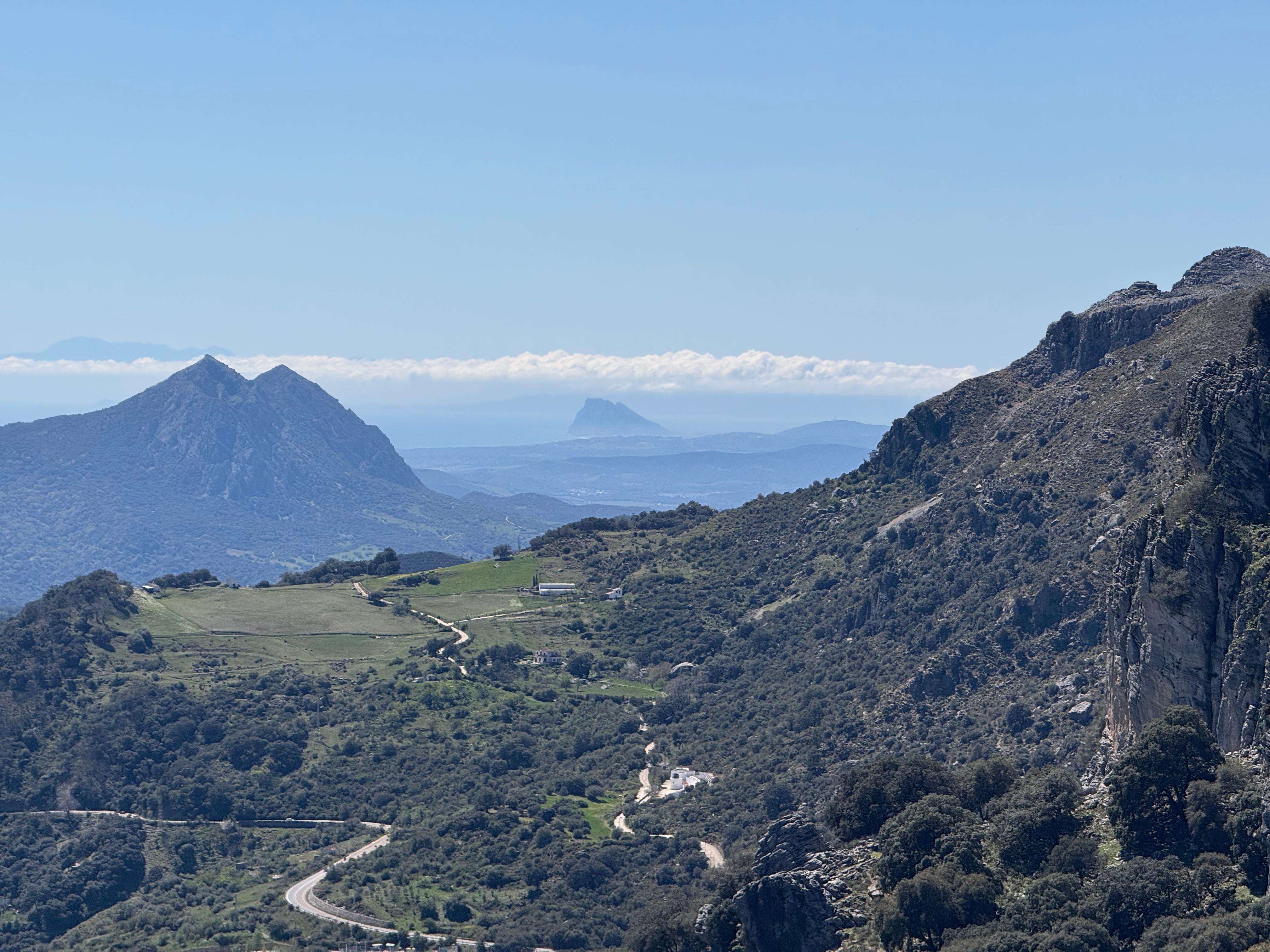 Views on Gibraltar from Benadolid
